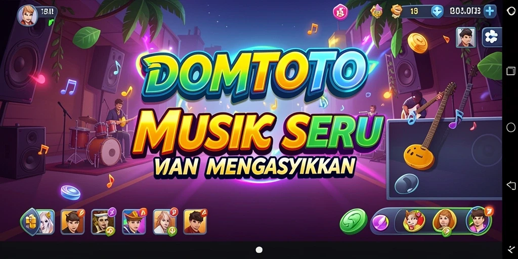 Tampilan gameplay seru dan interaktif di DOMTOTO.