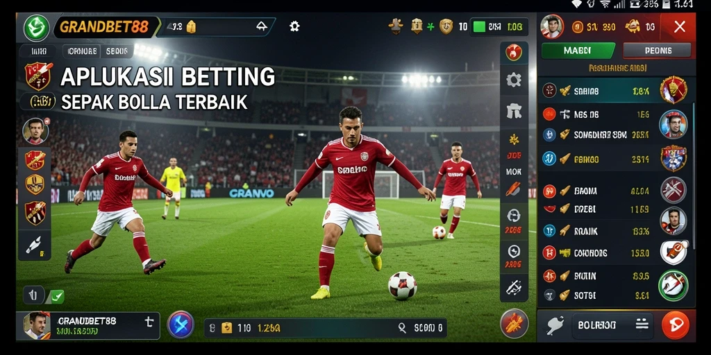 Tampilan gameplay dan fitur taruhan yang menarik di GRANDBET88.