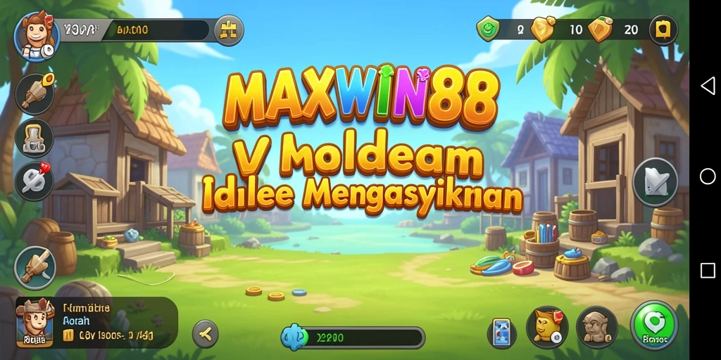 Screenshot MAXWIN88 menampilkan gameplay Idle yang seru dan menyenangkan.