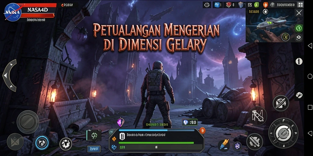 Gameplay mencekam di NASA4D dengan suasana yang menakutkan.