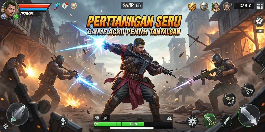 Tampilan gameplay seru yang mendebarkan dalam RSNVIP6.