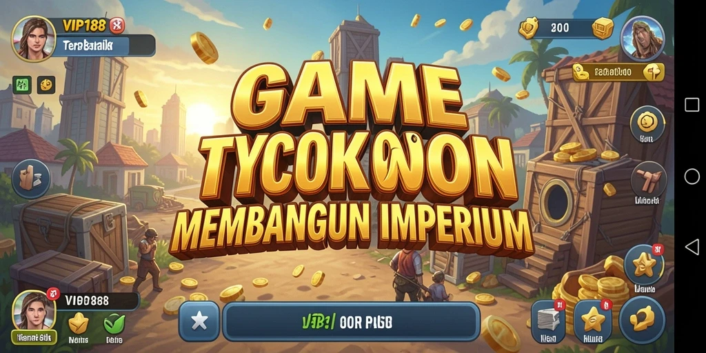 Screenshot gameplay VIP188 menampilkan strategi bisnis yang seru.